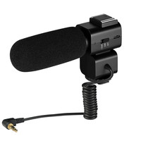 Ordro  Video Recording Microphone, Cardioid Directivity Vlog Microphone for DSLR Camera/DV Camcorder