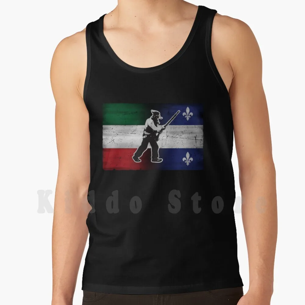 Quebec Patriot Flag Grunge Style Eroded Drapeau Patriote QuéBec With Henri Juli…