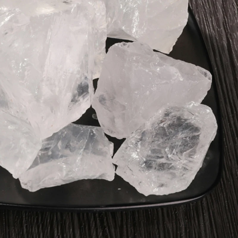 100g 3-5cm Natural Clear Quartz White Crystal Rough Mineral Specimen Healing Stones for Fish Tanks and Aquariums Decoration