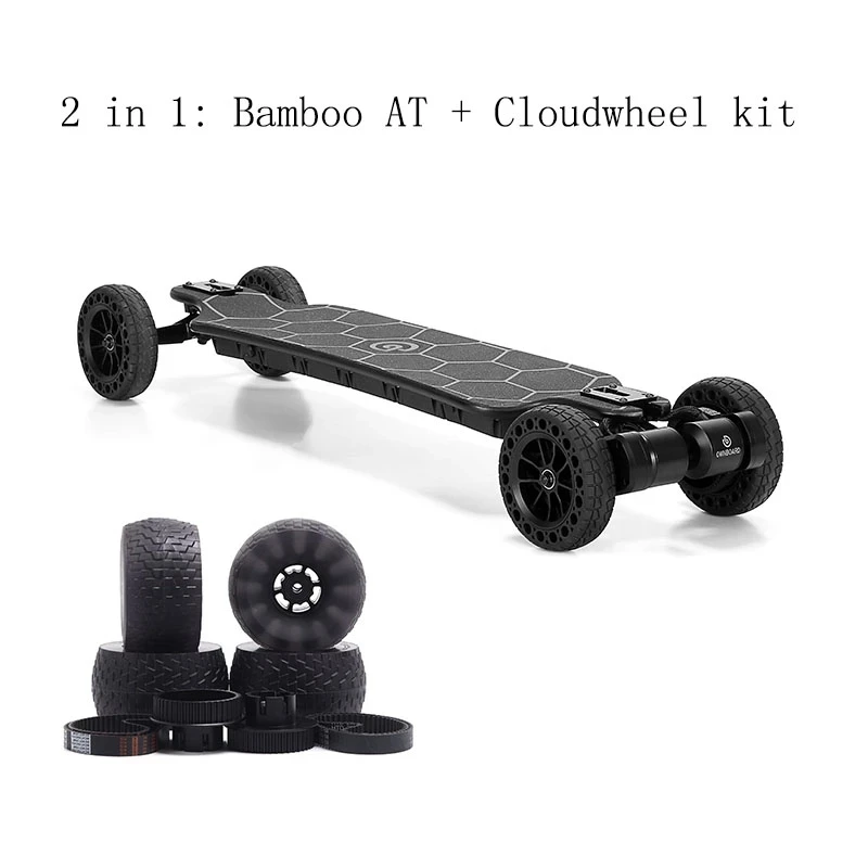 Скейтборд Ownboard с бамбуковым покрытием, 3000 Вт, 39 дюймов