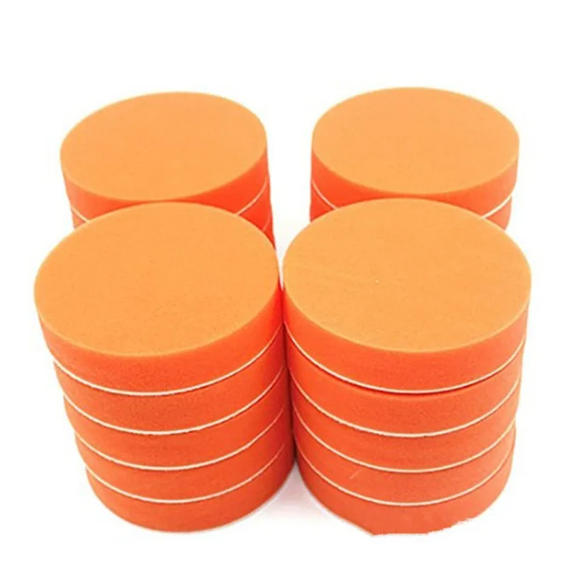 

5Pcs/Set 5"(125mm) Car Polishing Pads Sponge Polishing Buffing Waxing Pad Kit Tool For Car Polisher Buffer Auto Care Set Orange