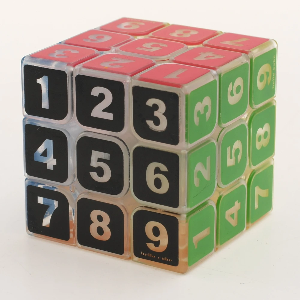 Zprofits ic-Cube magique numérique Sudoku pour enfants et adultes, meilleur puzzle de chiffres de vitesse, jouets punNeo, professionnel, 3x3x3