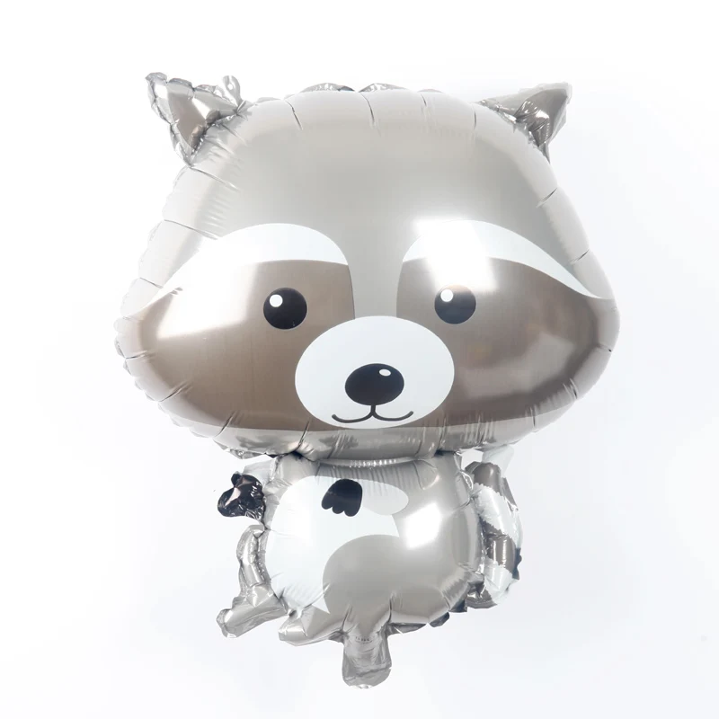 Cartoon Animal panda Balloons Hedgehog fox Squirrel Raccoon birthday party home decoration inflatable toys Baby Shower