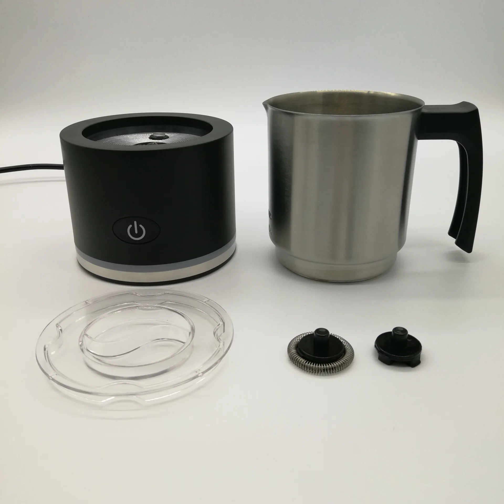 อัตโนมัติเครื่องตีฟองนม Milk Foaming เครื่องร้อนเย็นแยกประเภทครัวเรือนนม Frother Cappuccino Maker