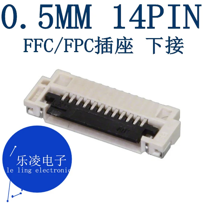 

Free shipping 0.5MM 14P 0512961494 51296-1494 FFC/FPC 14PIN 10PCS