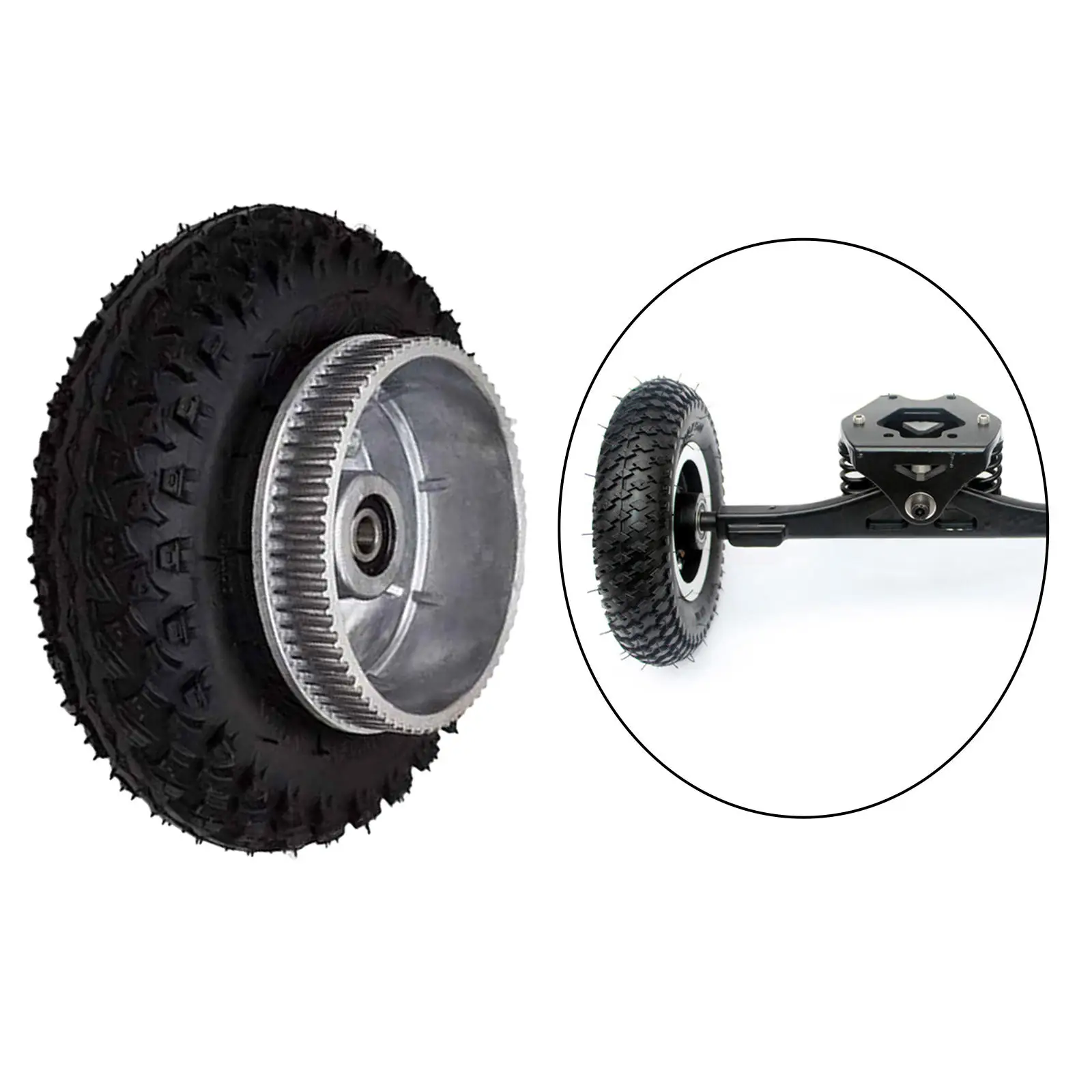 Diy E-skateboard 200*50mm Electric Skateboard 72 Tooth Gear Motor Truck Wheel For Longboard Off Road Board pully wheel