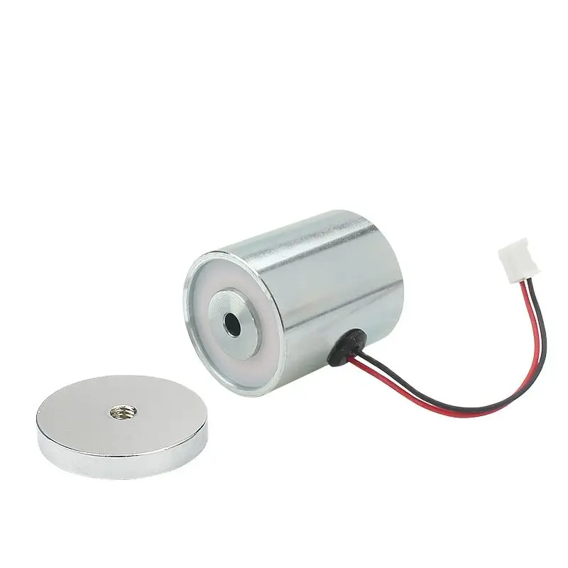 25/29 Năng Lượng Không Từ Tính Nam Châm Điện DC12V Nhỏ Đế Cuộn Lực Từ 7Kg Nâng Nam Châm Điện