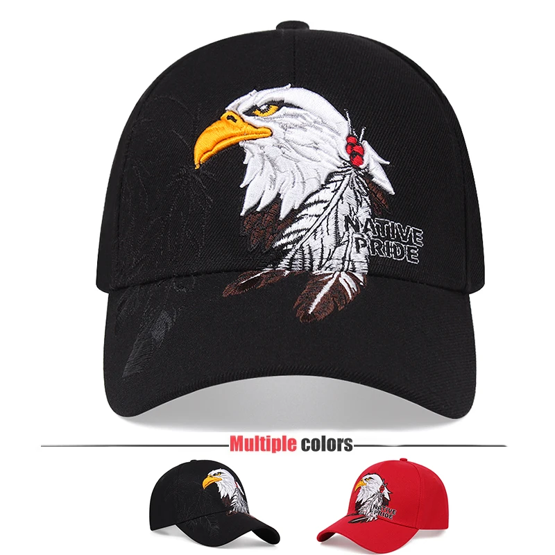 Unisex Eagle Embroidered Snapback Hip Hop Hats Tactical hat Baseball Cap Adorable Sun Caps Fishing Hat for Men Women