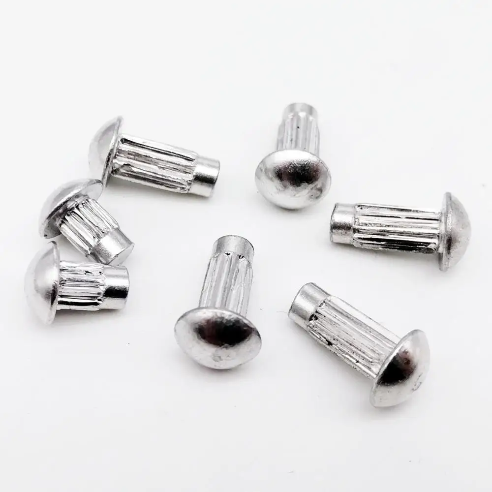 100 قطعة M2 M2.5 M3 M4 GB827 الألومنيوم زر جولة رئيس مخرش عرقوب الصلبة برشام لتسمية اسم لوحة قطرها 2 مللي متر 2.5 مللي متر 3 مللي متر 4 مللي متر #3