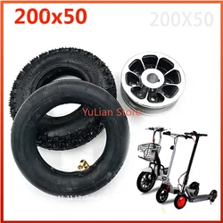 200x50 tire suitable for 8-inch motorcycle scooter tire, aluminum alloy wheel hub, inflatable tire replacement