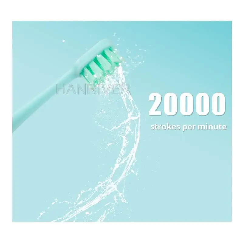 Электрическая зубная щетка на батарейках Soinc, вибрационная, Сверхтонкая, с мягкой щетиной, водонепроницаемая зубная щетка IPX