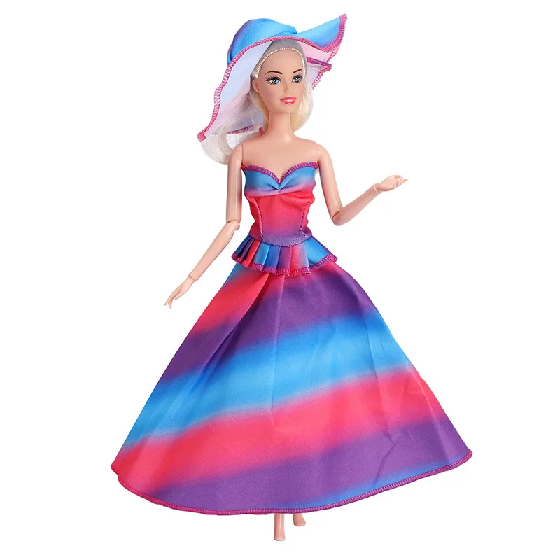 Doll  -Clothes Formal Dress Big Skirt For Barbies  Accessories Outfit Grace Multicolor  Fashion Gentlewoman Necessary