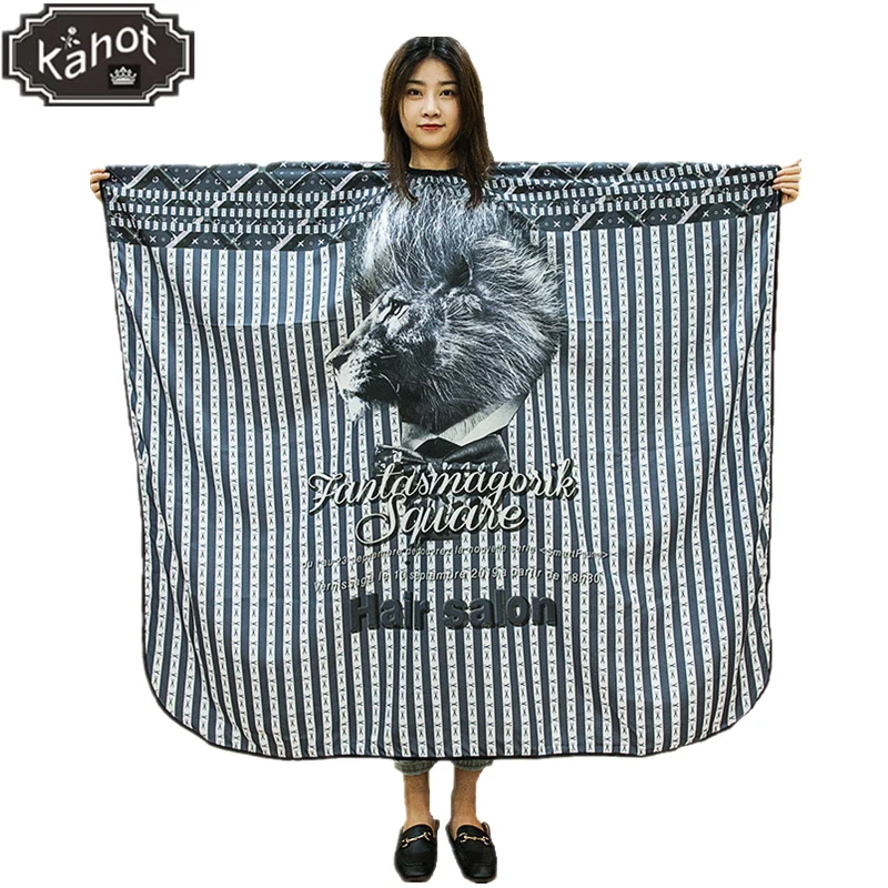 

Salon Professional Hair Styling Cape Lion Pattern Hairdresser Hair Cutting Coloring Styling Cape Barber Hairdressing Apron