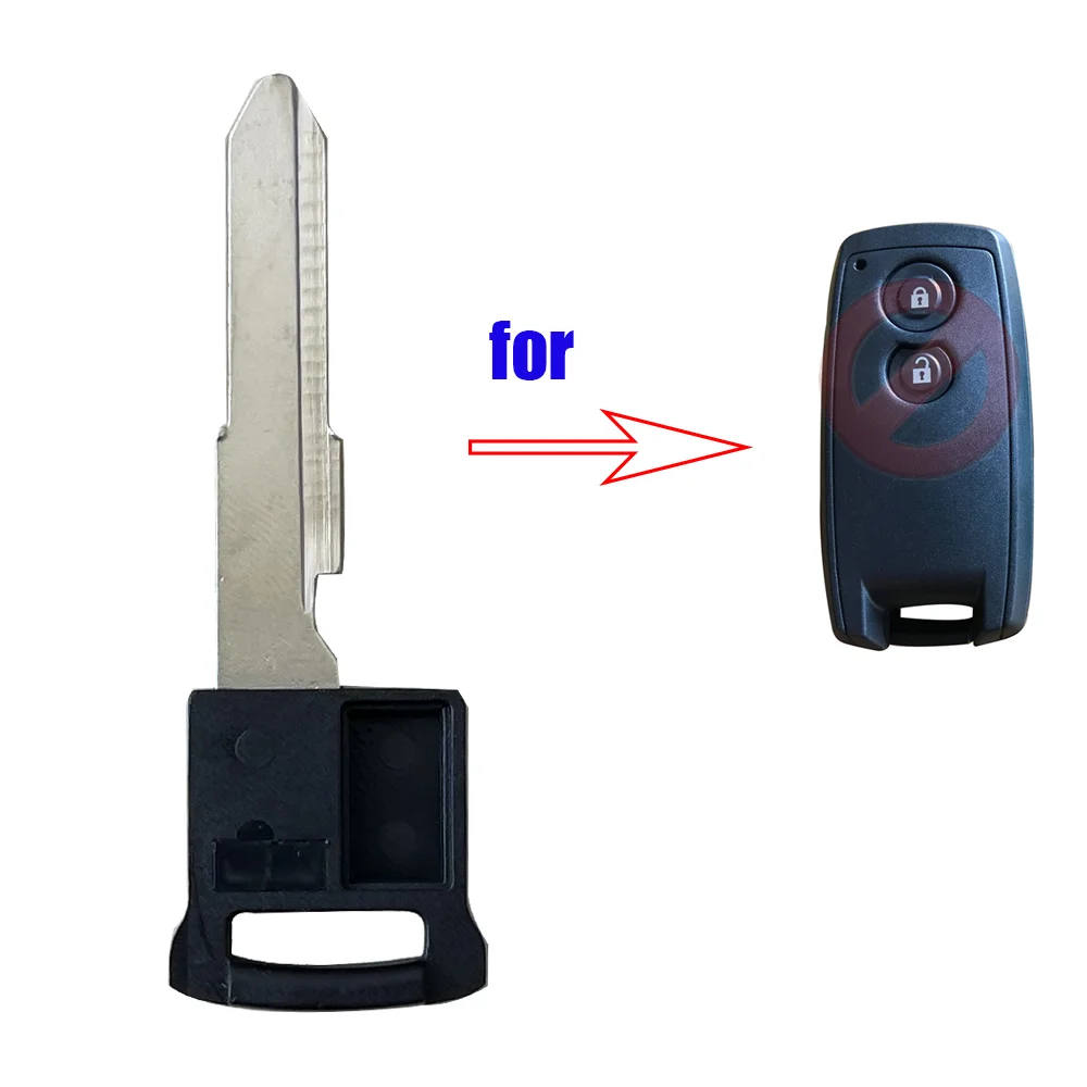 Hoja de llave de emergencia remota de inserción inteligente para Suzuki Grand Vitara, Chip ID46, SX4 2006-2012, HU87R Blade, 2008-2012