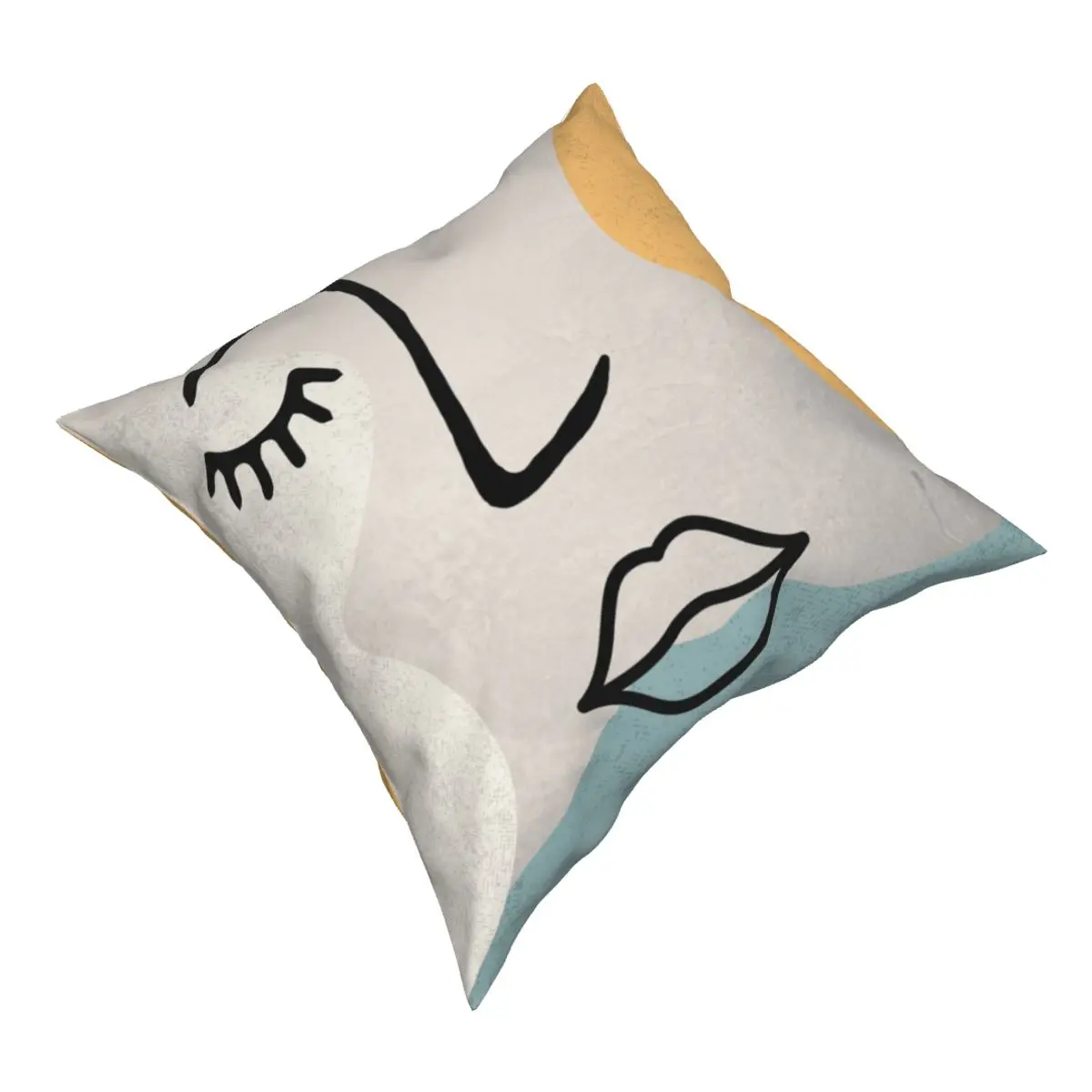 Abstract Art Streak Face Line Drawing Pillowcase Printed Polyester Cushion Cover Gift Pillow Case Cover Home Drop Shipping