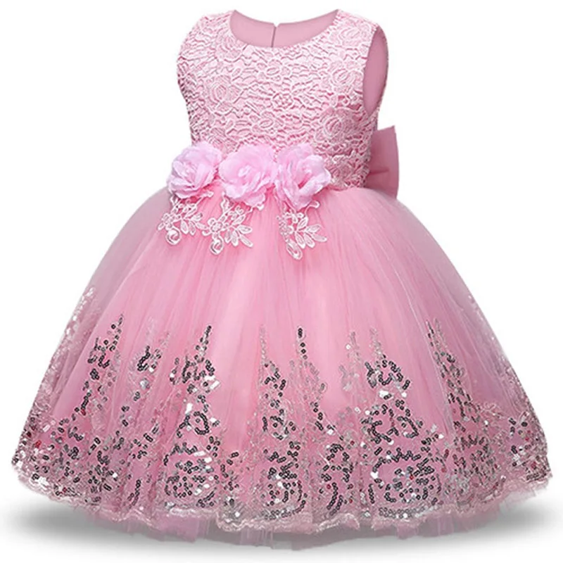 Halloween Costume Christmas Girls Elegant Princess Dress Infant Ball Gown Baby Kids Dresses For Girl Baby Wedding Party Vestidos