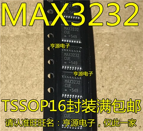 

MAX3232 MAX3232EUE MAX3232CUE TSSOP16