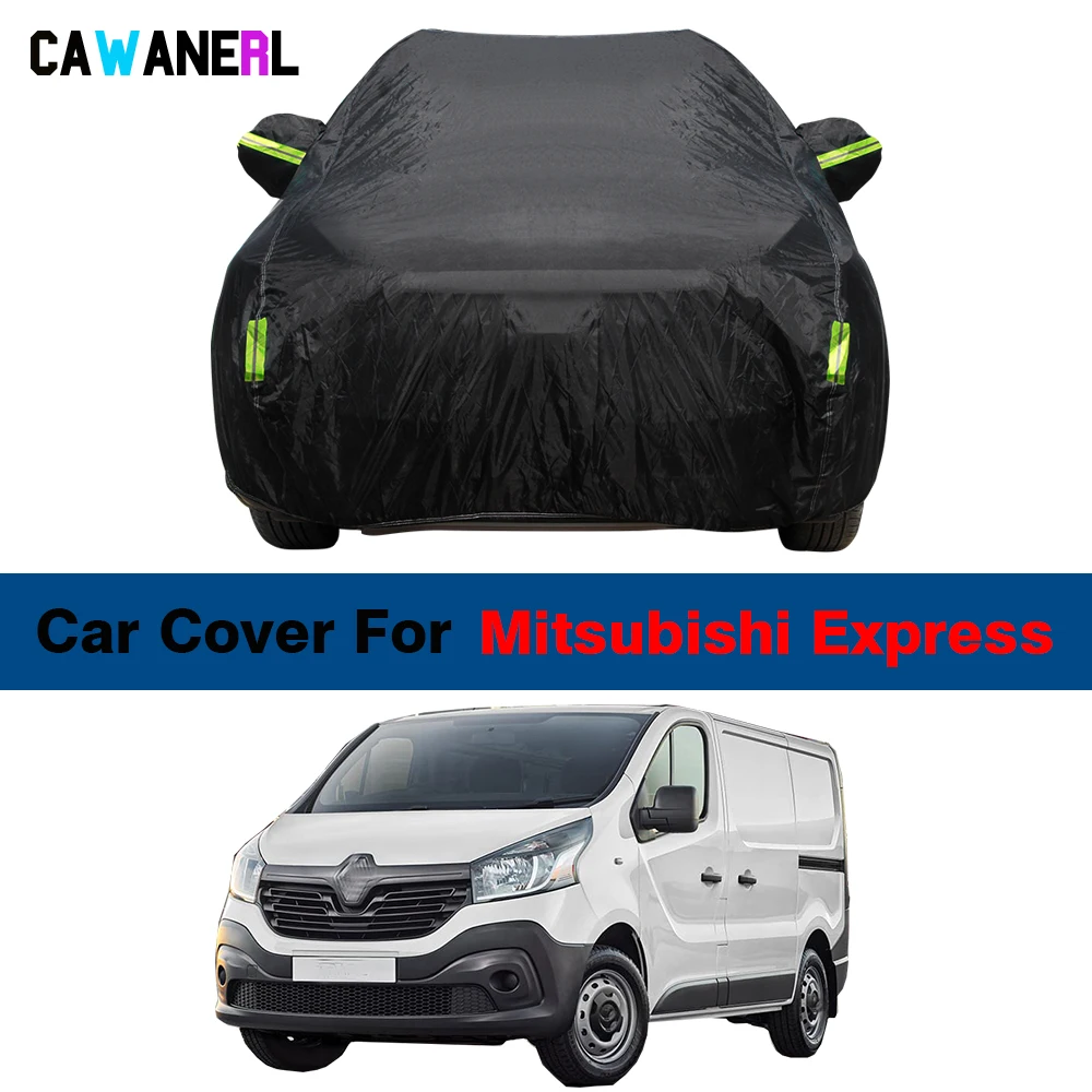 Full Car Cover Outdoor Sun Shade Anti-UV Rain Snow Ice Protection Waterproof MPV Cover For Mitsubishi Express SWB 2015-2021