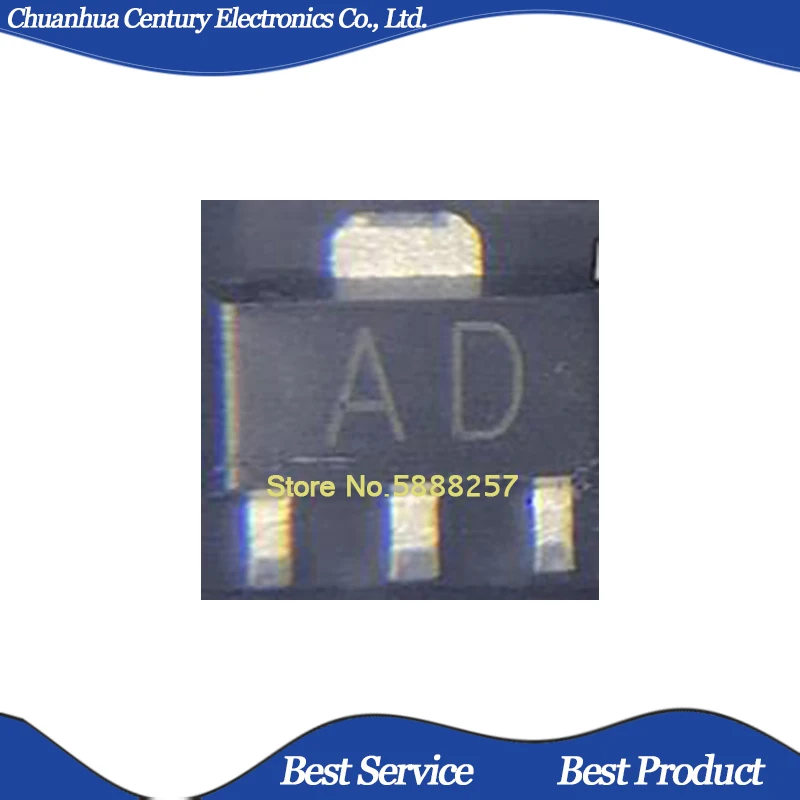 10 pz/lotto BCX51 BCX51-16 AD SOT89 Nuovo e Originale In Magazzino