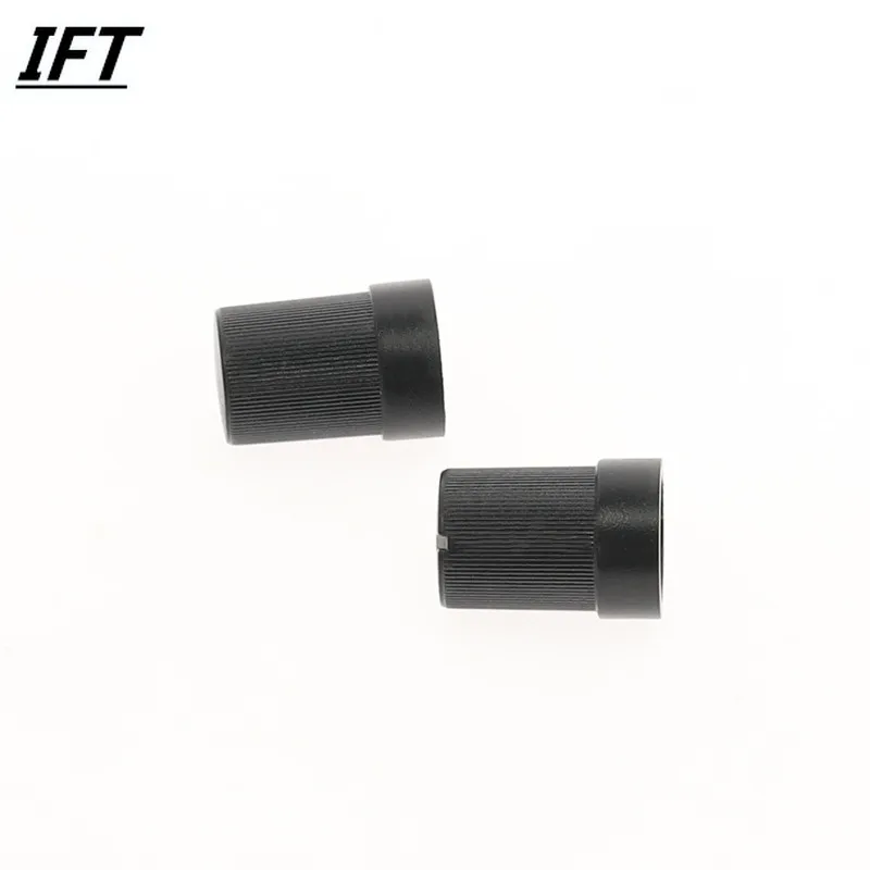 50 Pcs 6mm Knob Cap Round Hole Dia for Rotary Potentiometer 10mm x 14mm