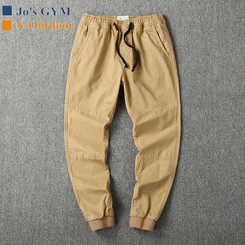 

Autumn Outdoor Overalls Pants Man Korean Version Small Feet Straight Trousers Solid Color Leisure Comfortable Hiking Street Pant