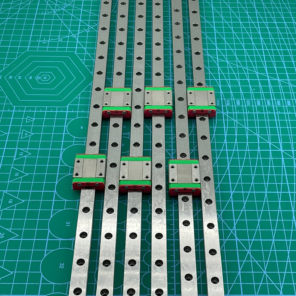 Imagem -04 - Trilho de Guia Linear 350 600 Milímetros Mgn12c V-core para Rig Rat Impressora 3d Mgn12 Mgn12c L400 12 Milímetros