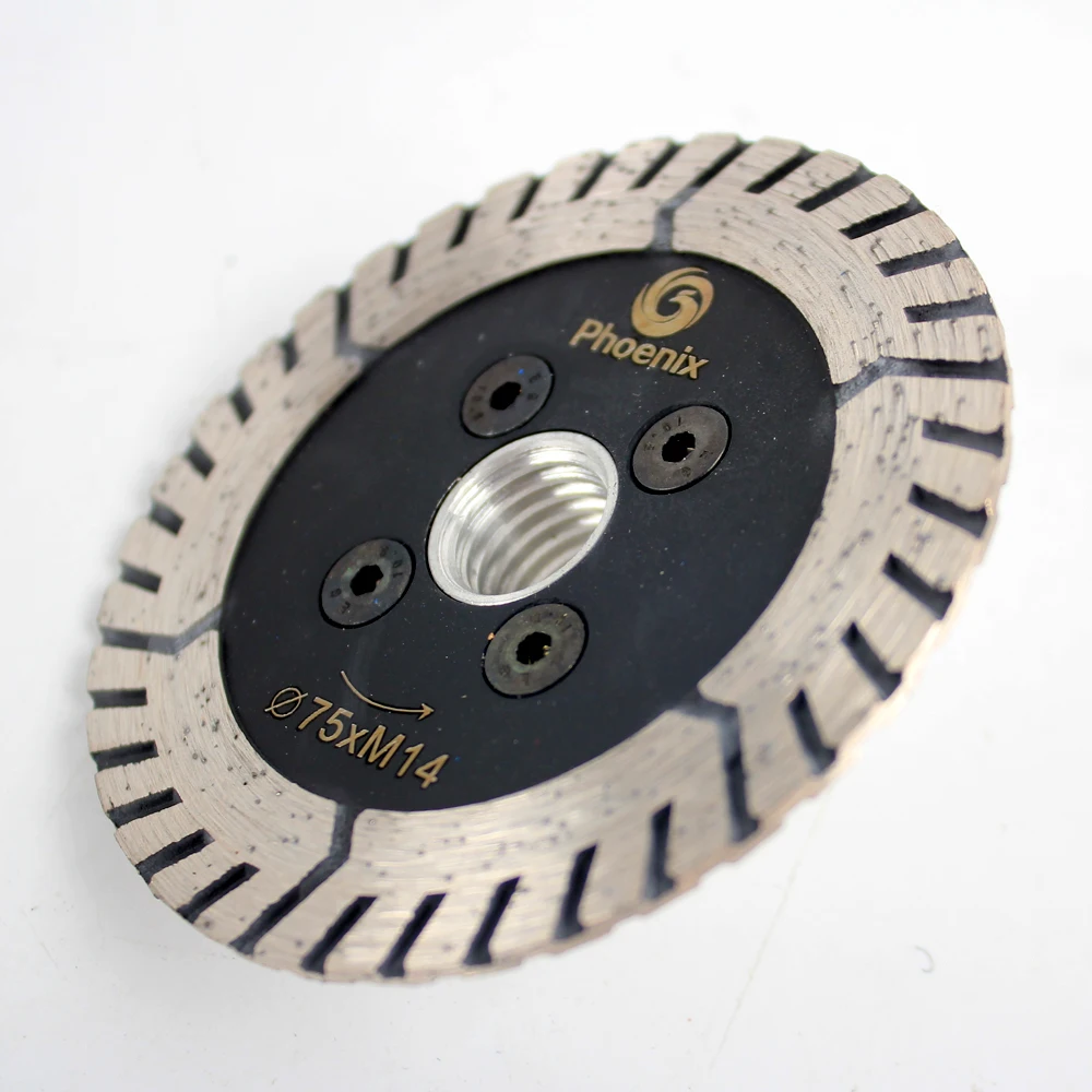 Raizi 1 Lưỡi Cưa Kim Cương Cho Đá Cẩm Thạch Đông Ninh Bê Tông 75/115/125 Mm M14 Mài Cắt Kim Cương Đĩa Mài