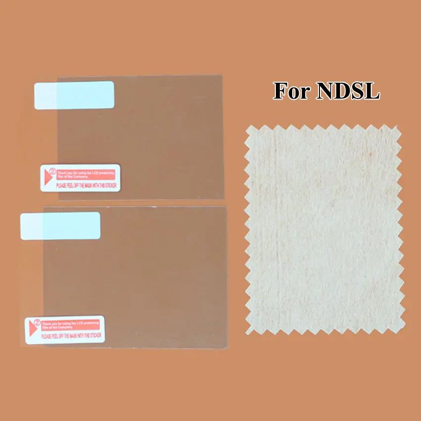 JCD Clear Beschermfolie Voor NDS DSi NDSi XL LL NDSL DS Lite Top + Bottom LCD Screen Protector Voor 2DS 3DS XL LL Nieuwe 3DSLL 3DSXL