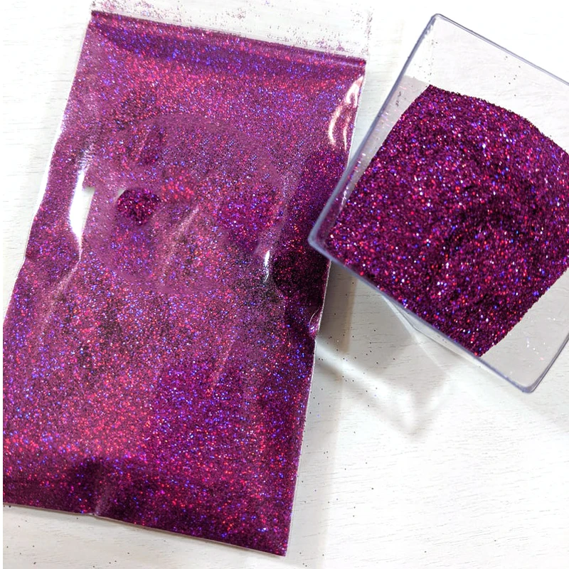 0.2 1/128 Multi-color Holographic Mirror Glitter for Nail Art,(Extra Fine Glitter), 50 Grams Holo Ultra Fine Nail Glitter Powder