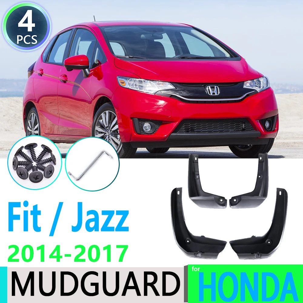 

for Honda Fit Jazz GK 2014~2017 2015 2016 Car Fender Mudguard Mud Flaps Guard Splash Flap Car Accessories