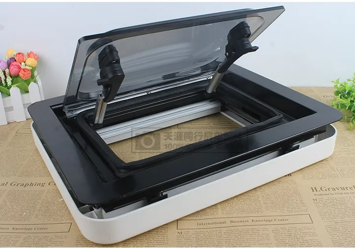 RV Caravan Camper Van 350*280 Hinged Push-Out Window Ventilation Hatch Karavan Mobile Motor home Boat