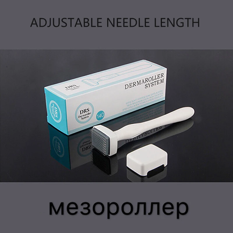 Mezoroller Dermasonic Derma Roller Hair Growth Titanium Micro Needle Mesoroller Hydra DropShip for Facial Body Skin Beauty Care