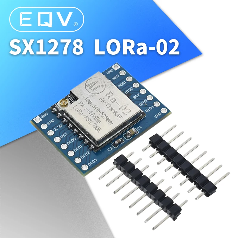 SX1278 LoRa Module 433M 10KM Ra-02 Ai-Thinker Wireless Spread Spectrum Transmission Socket for Smart Home DIY kit