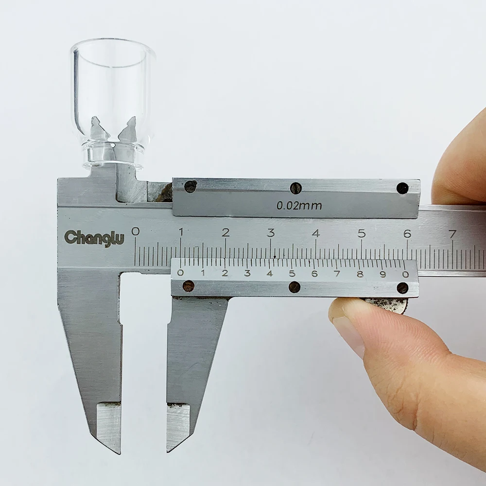 2pc claro tig tocha acessórios #6 soldagem stubby gás lente copo de vidro para tig WP-17/18/26 tocha