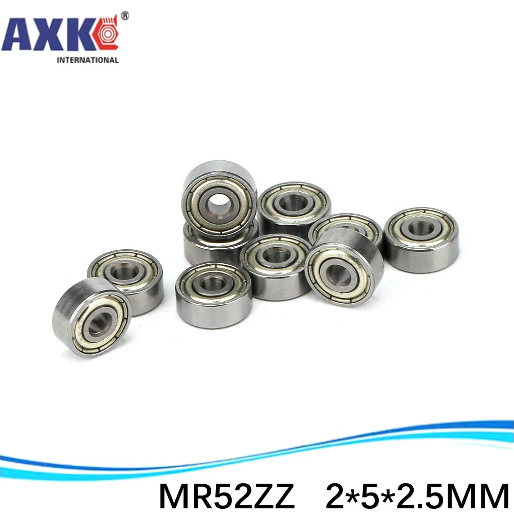 

free shipping Wholesale Double Shielded Mini Deep Groove Ball Bearings MR52ZZ 2*5*2.5 SMR52ZZ SUS440C 2X5X2.5 mm