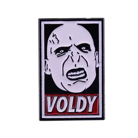 Voldemort lapel pin horror art decor celebrate your love of everyone's favorite bad guy