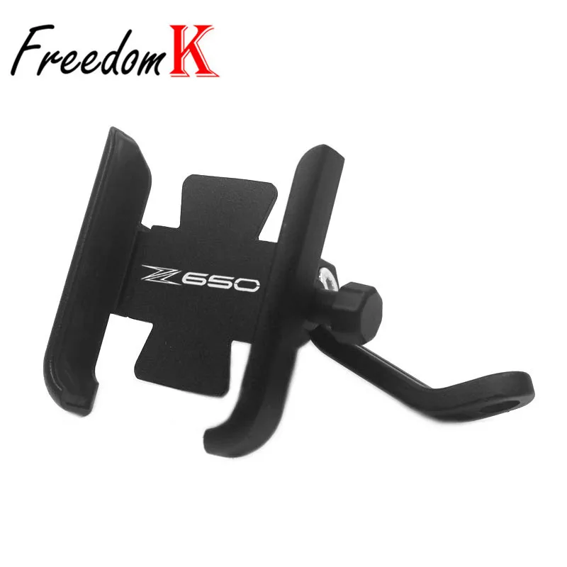 Motorcycle CNC Handlebar Mobile Phone Holder GPS stand bracket Fit For Z650 Z900 Z900RS Z 650 900 900RS 2017 2018 2019 2020