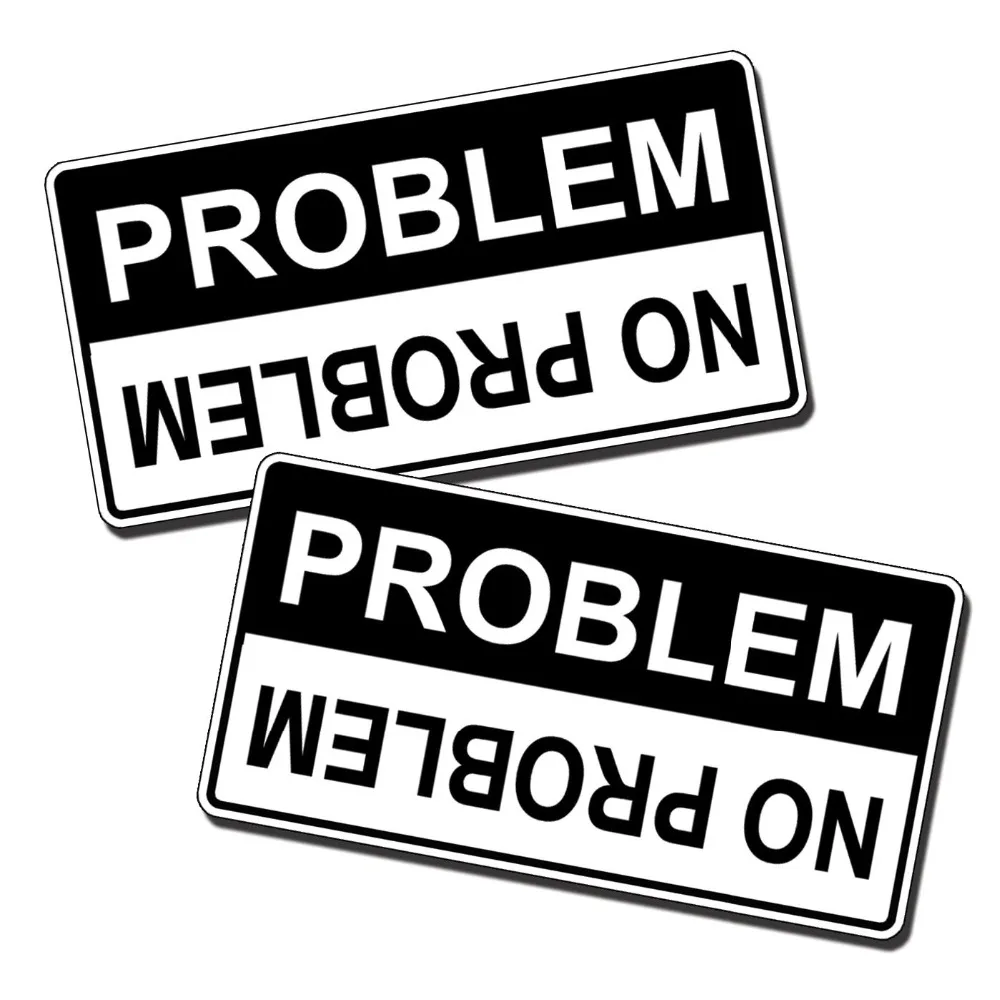 No Problem Sticker Car Truck Off Road Vehicle 4x4 Graphic Bumper Decal Jeep ATV