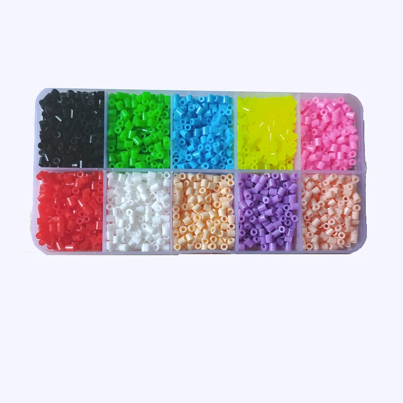 Mini Hama Beads for Kids, Perler Fuse Beads Brinquedos, DIY Toy for Children, Atividade Ferro, Disponível, Garantia de qualidade, 2.6mm, 4500Pcs por