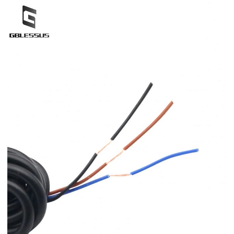 TL-Q5MC1สแควร์ Magnetic เซนเซอร์จับความใกล้เคียง NPN 3-Wire ปกติเปิด Seneor 5V-24V มุมสีเหลืองคอลัมน์ประเภท