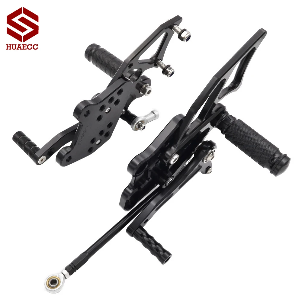 أطقم خلفية للسباق قابلة للتعديل أوتاد راحة للقدمين لدراجة كاواساكي نينجا 300 2013 2014 2015 2016 مجموعات خلفية لدراجة نارية #5