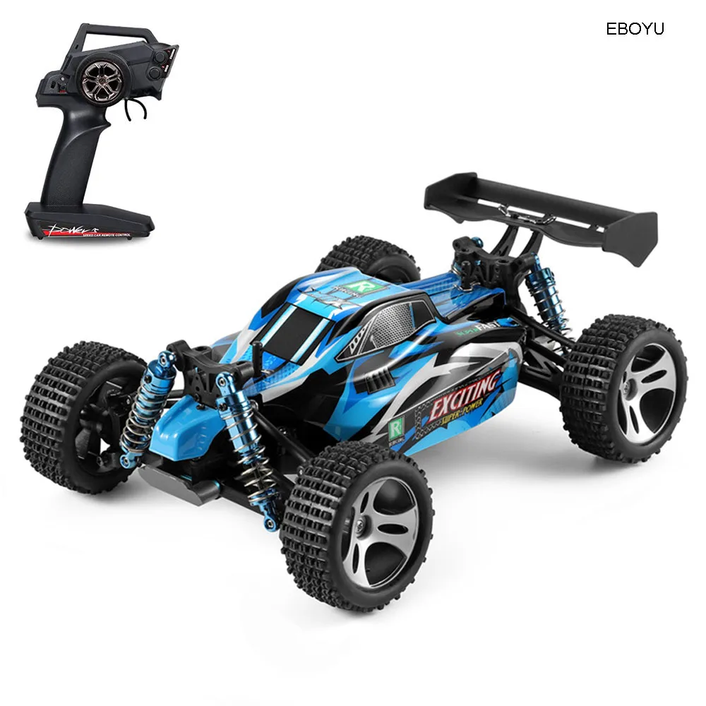 WLtoys 184011 RC Car 1:18 Scale 2.4GHz Remote Control Car 4WD 30km/h High Speed Racing Car Off-Road Buggy Drift Car RTR Toys