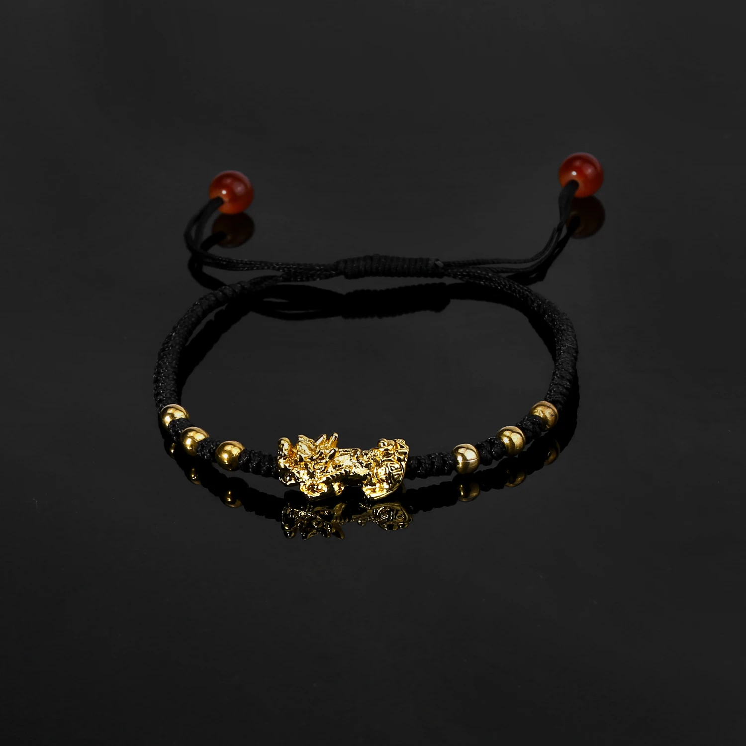Chinese Style Feng Shui Pi Xiu Bracelet & Bangle New Fashion Lucky Red Rope Weaving Charm Bracelet Bring Wealth Health Jewelry