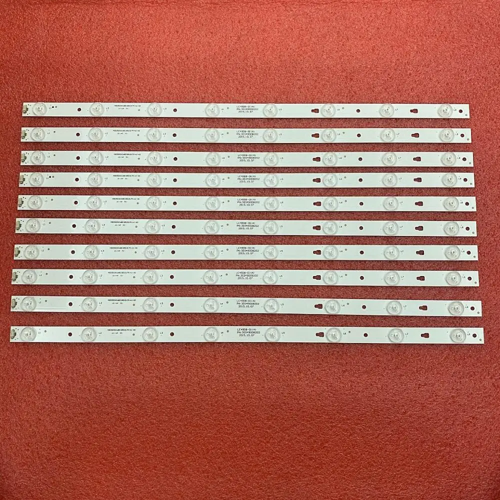 Strip LED UNTUK Haier Strip JVC LT-49C550 LE49D8-01 30349008202 (A) LCD490DUY-SHA2 LE50D8-03 30350008203 LC490DUJ