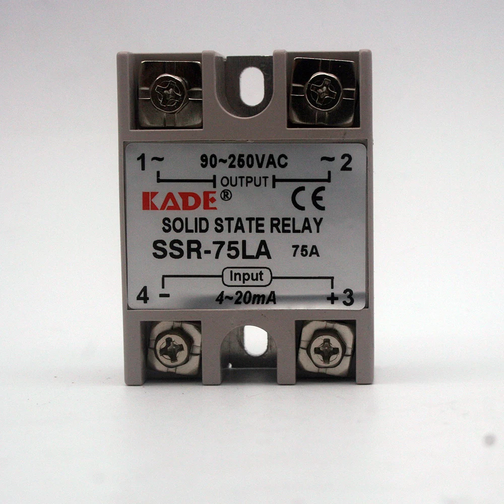 SSR-60LA/ 75LA / 80LA current type solid state voltage regulator intelligent solid state voltage regulator module input 4-20mA
