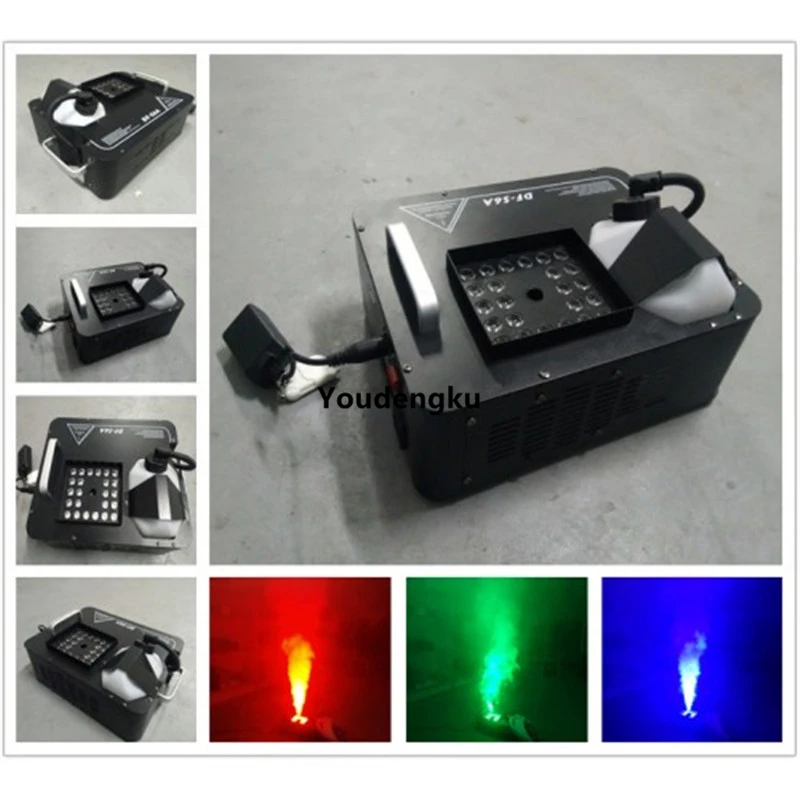 Christmas Stage DJ Bar Special Effect Equipment 24x3Watt rgb LED CO2 Cryo JET Smoke Machine