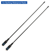 ABBREE AR-771 SMA-Female 144/430MHz Dual Band Antenna for Baofeng Waterproof UV-S9 UV-9R Pro PLUS BF-9700 Walkie Talkie NA-771