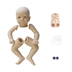 19 Inch Bebe Reborn Kit Blank Felicia Popular Newborn Vinyl Full Limbs DIY Handmade Toy For Kids Gift Reborn Molds Kit