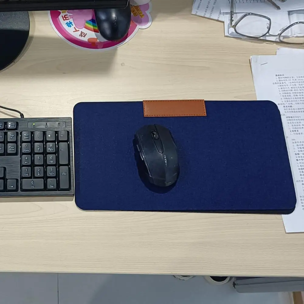 Multi-Functional ขนาดใหญ่ Felt Gaming Mouse Pad โต๊ะทำงานแล็ปท็อปแป้นพิมพ์