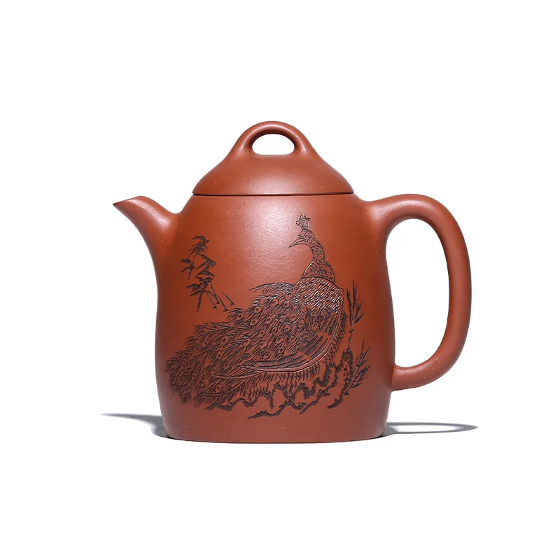 |True art yixing recommended pure manual kung fu tea tea famous teapot high cut slope mud Qin Quan pot